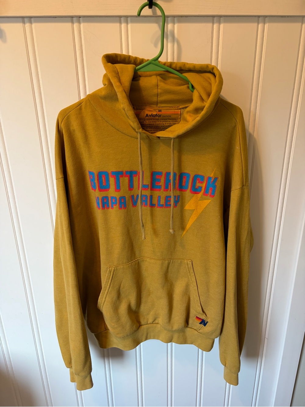 Aviator Nation x BottleRock Napa Valley Music Festival Pullover Hoodie SZ M